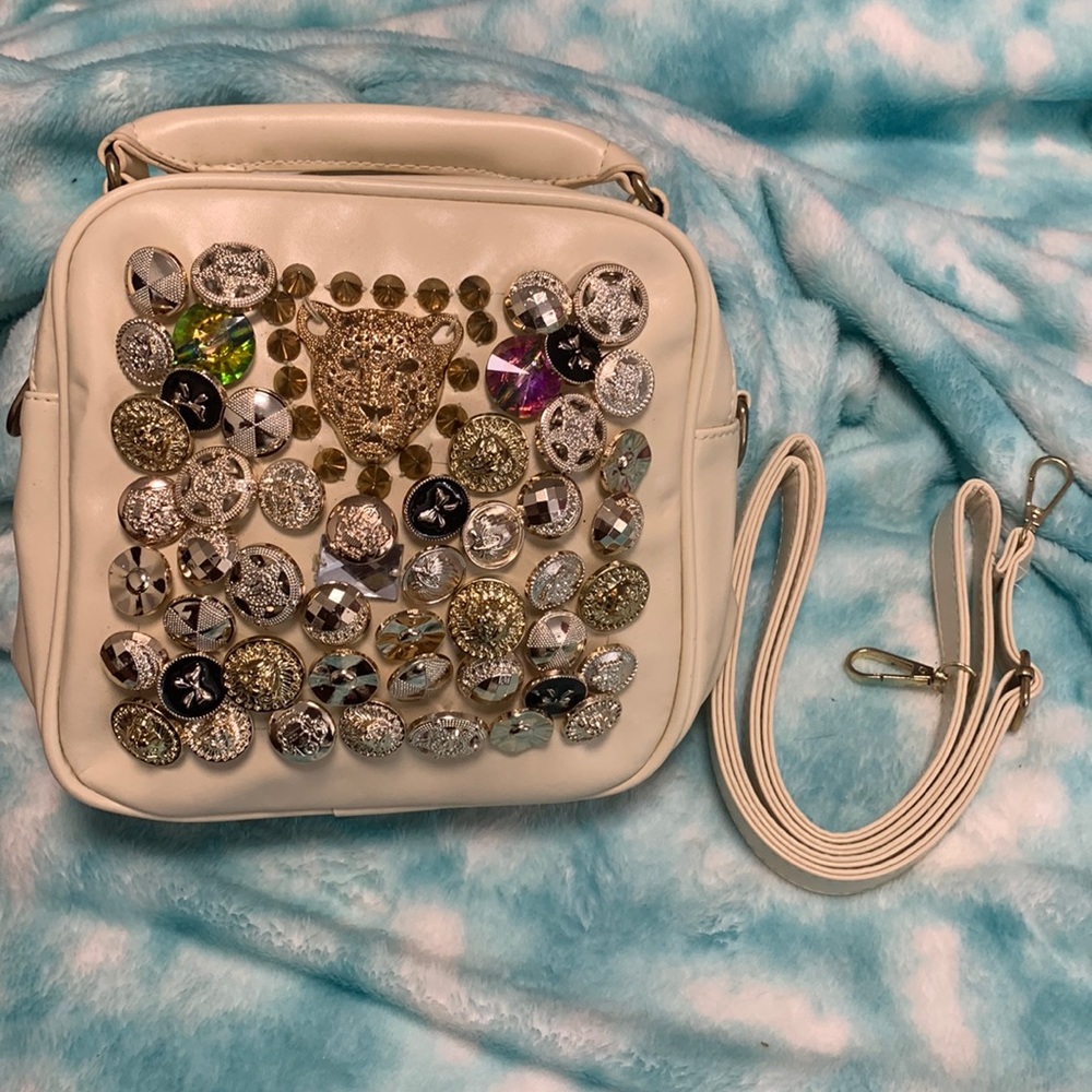 Button/Bedazzled Vanity Case